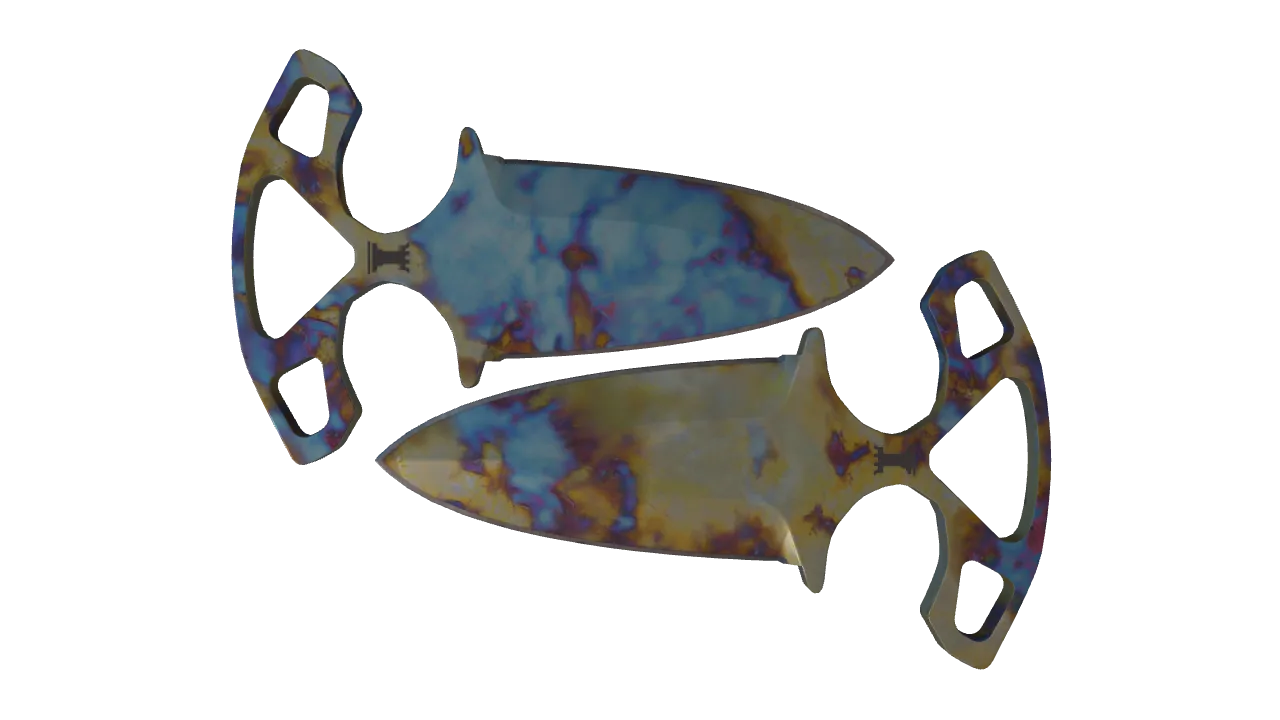 Shadow Daggers | Case Hardened seed #780, front