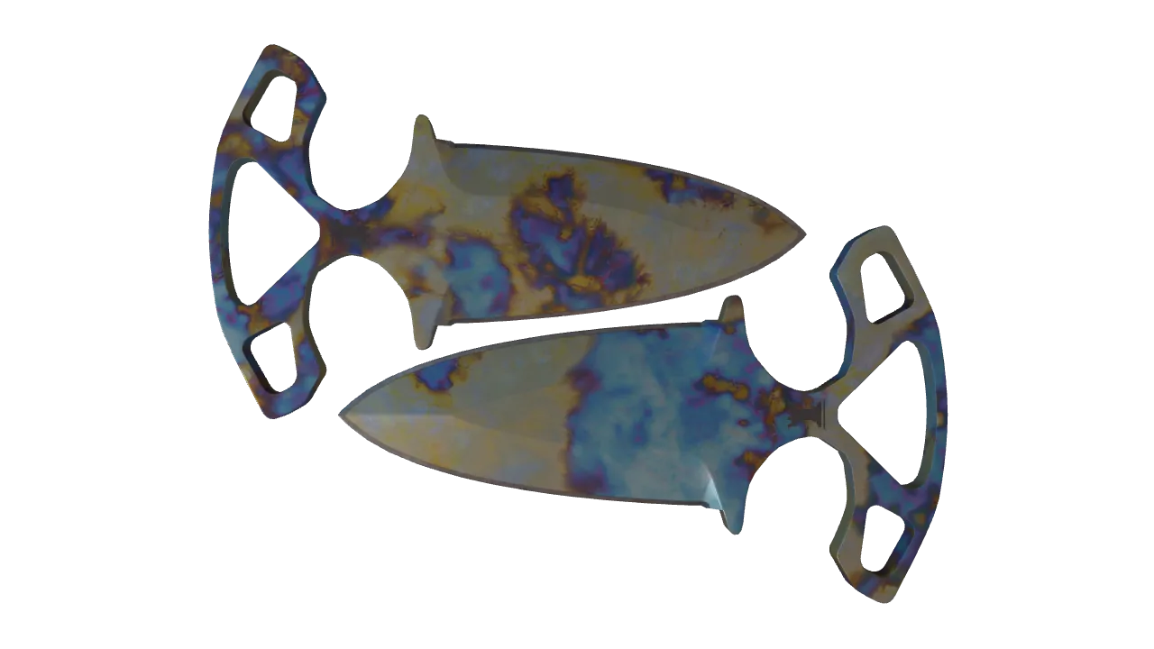 Shadow Daggers | Case Hardened seed #783, front