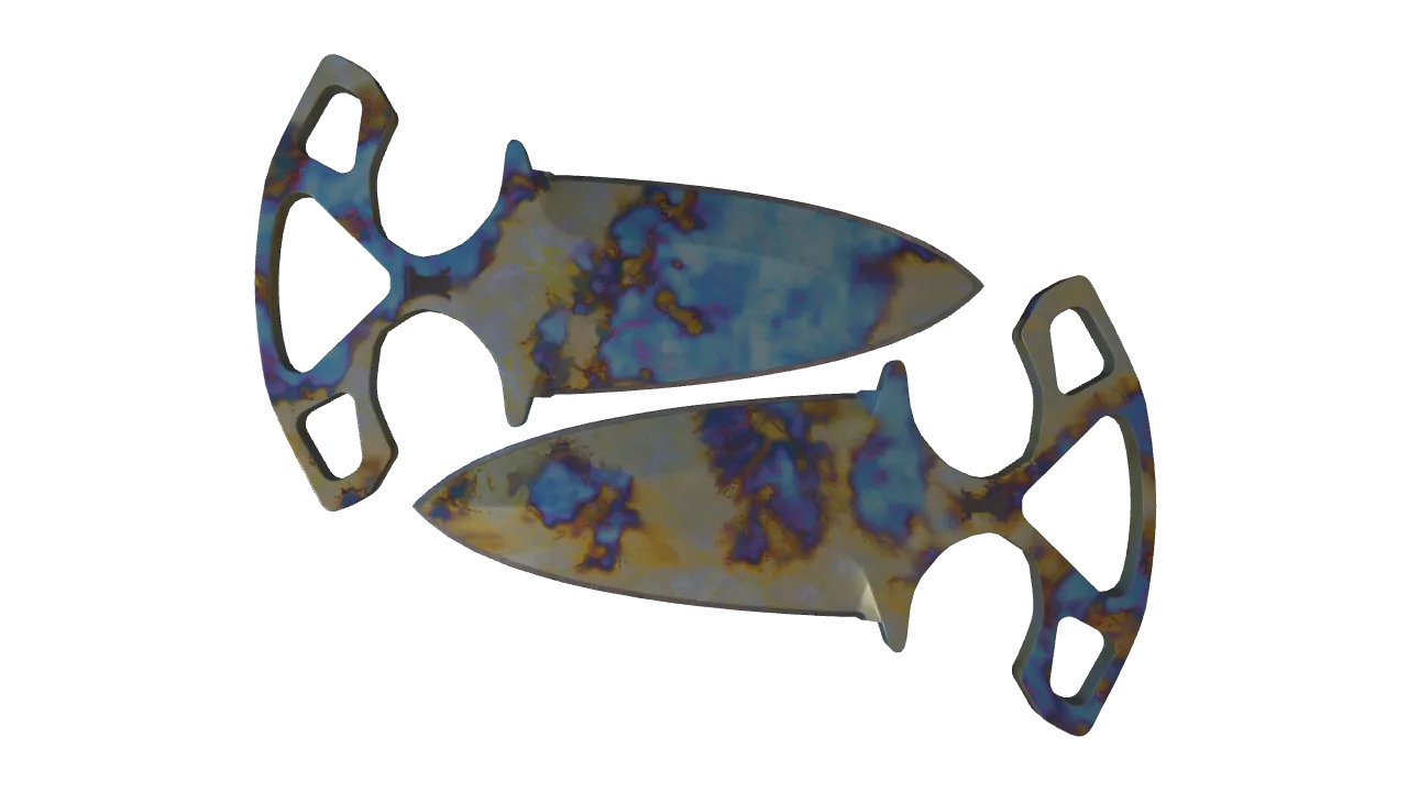 Shadow Daggers | Case Hardened seed #798, front