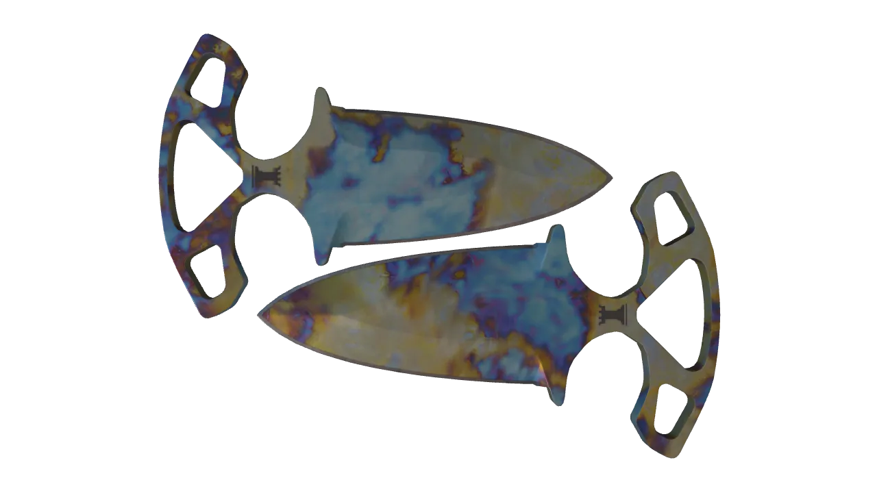 Shadow Daggers | Case Hardened seed #805, front