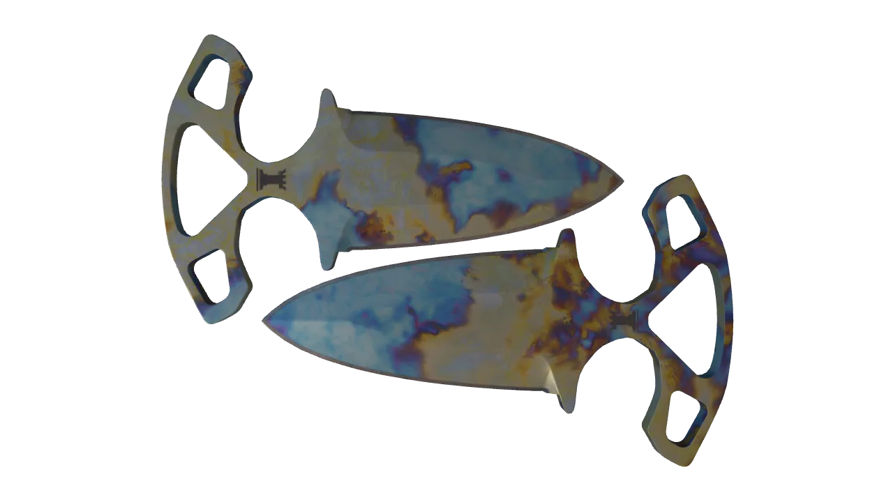 Shadow Daggers | Case Hardened seed #811, front