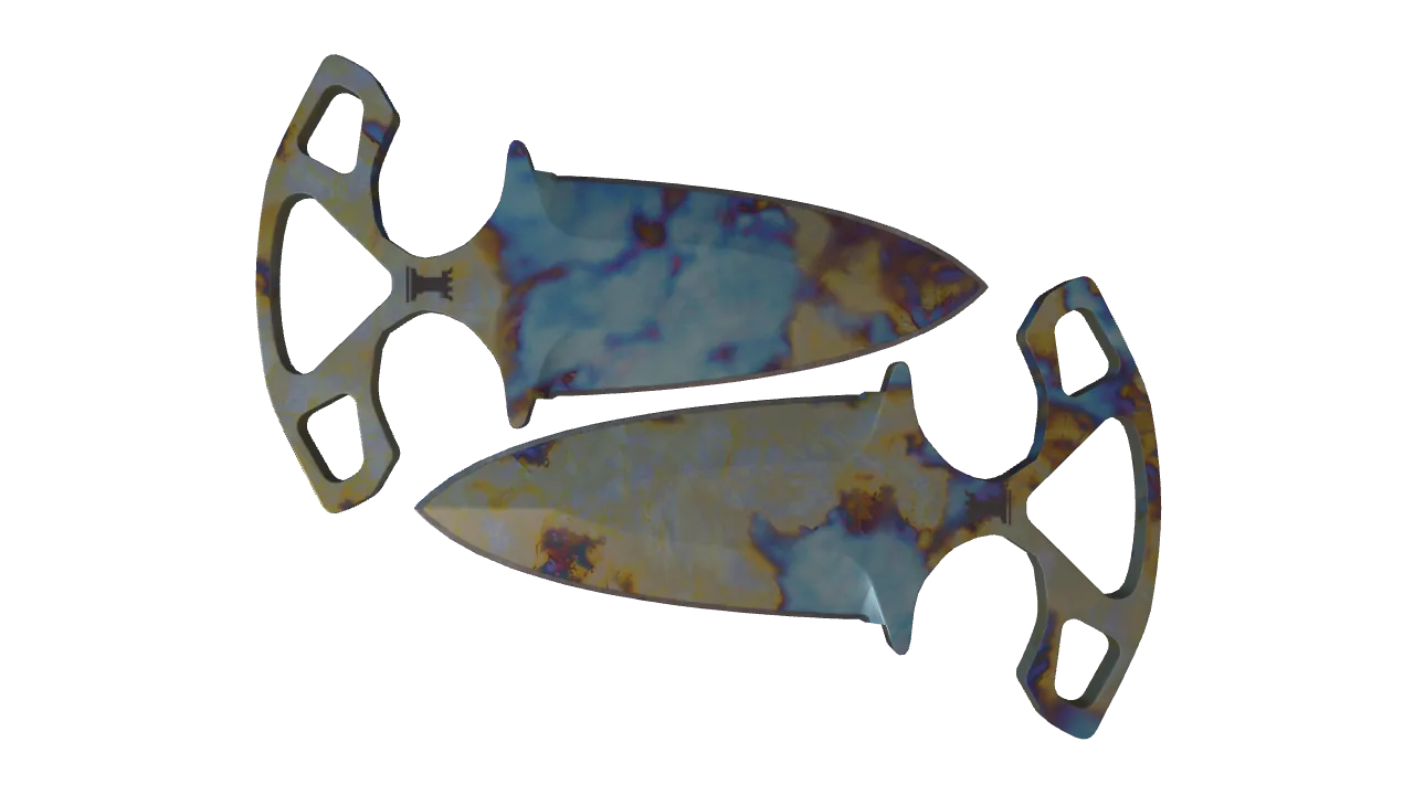 Shadow Daggers | Case Hardened seed #819, front