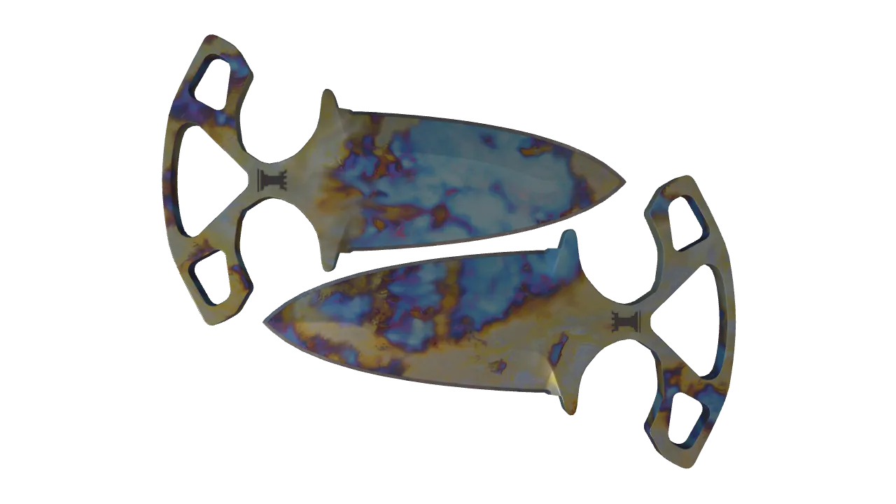 Shadow Daggers | Case Hardened seed #820, front
