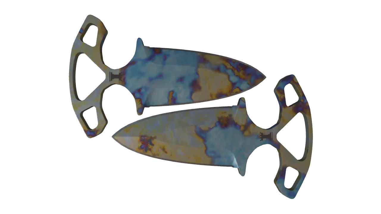 Shadow Daggers | Case Hardened seed #830, front