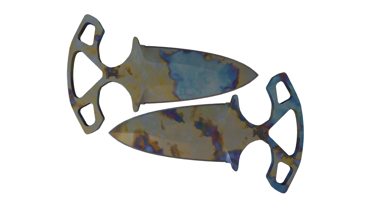 Shadow Daggers | Case Hardened seed #850, front