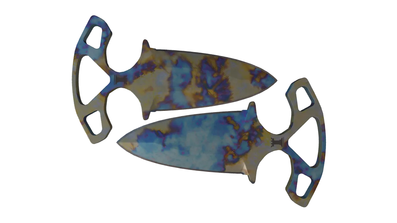 Shadow Daggers | Case Hardened seed #859, front