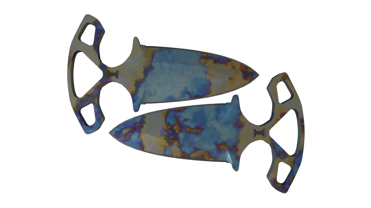Shadow Daggers | Case Hardened seed #866, front