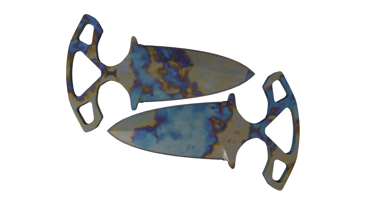 Shadow Daggers | Case Hardened seed #88, front