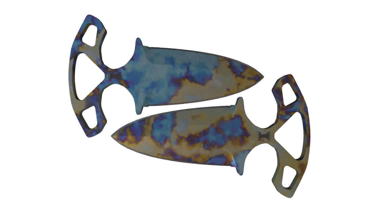 Shadow Daggers | Case Hardened seed #881, front