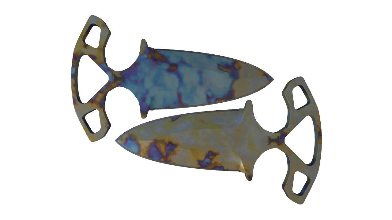 Shadow Daggers | Case Hardened seed #883, front