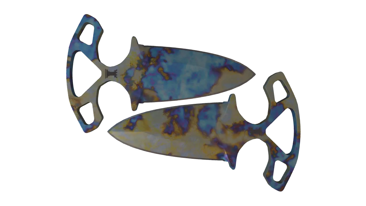Shadow Daggers | Case Hardened seed #891, front