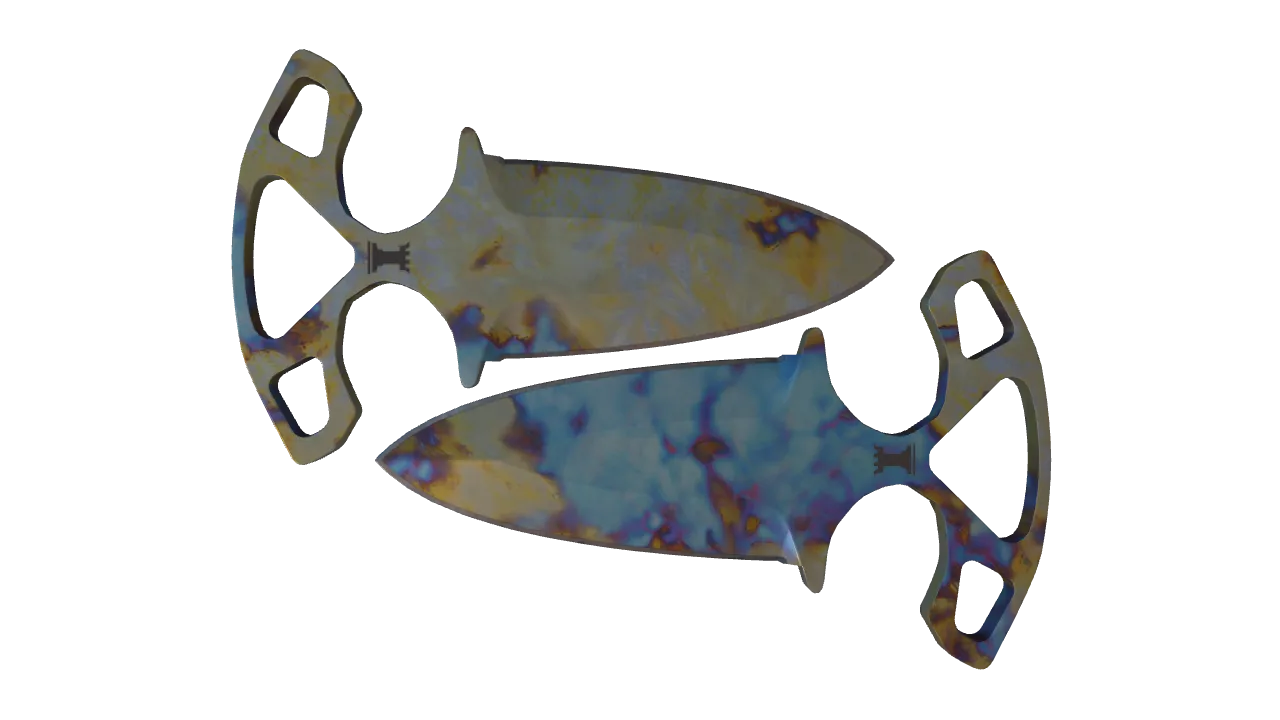 Shadow Daggers | Case Hardened seed #897, front