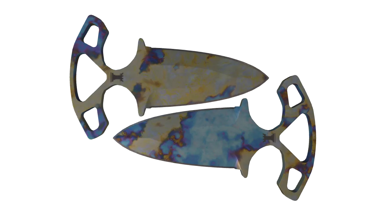Shadow Daggers | Case Hardened seed #915, front