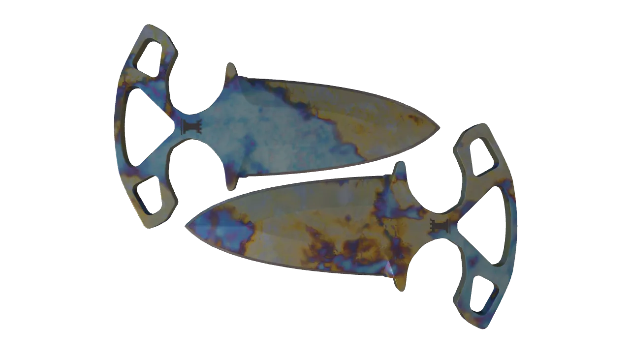 Shadow Daggers | Case Hardened seed #923, front