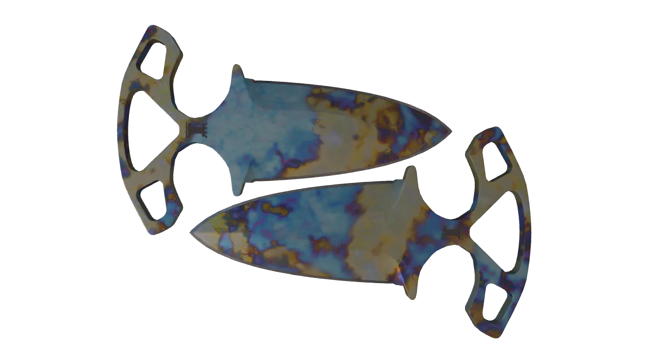 Shadow Daggers | Case Hardened seed #933, front