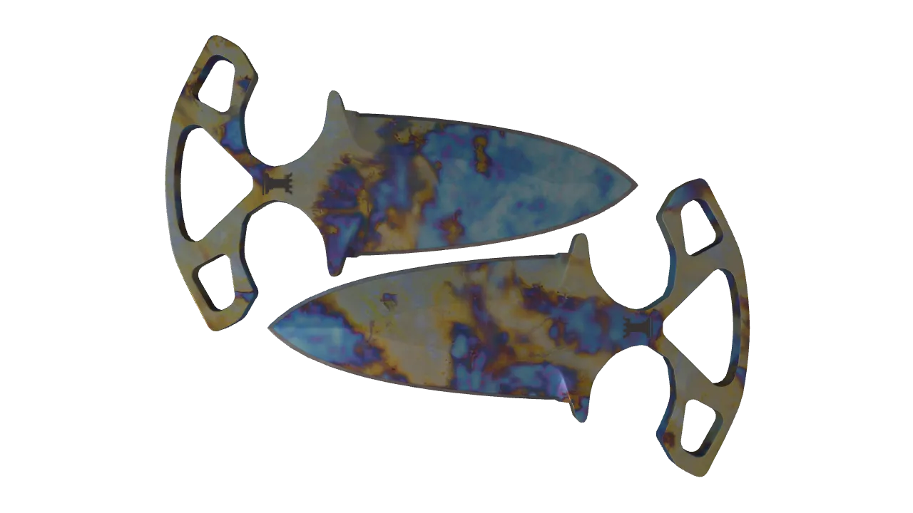 Shadow Daggers | Case Hardened seed #961, front