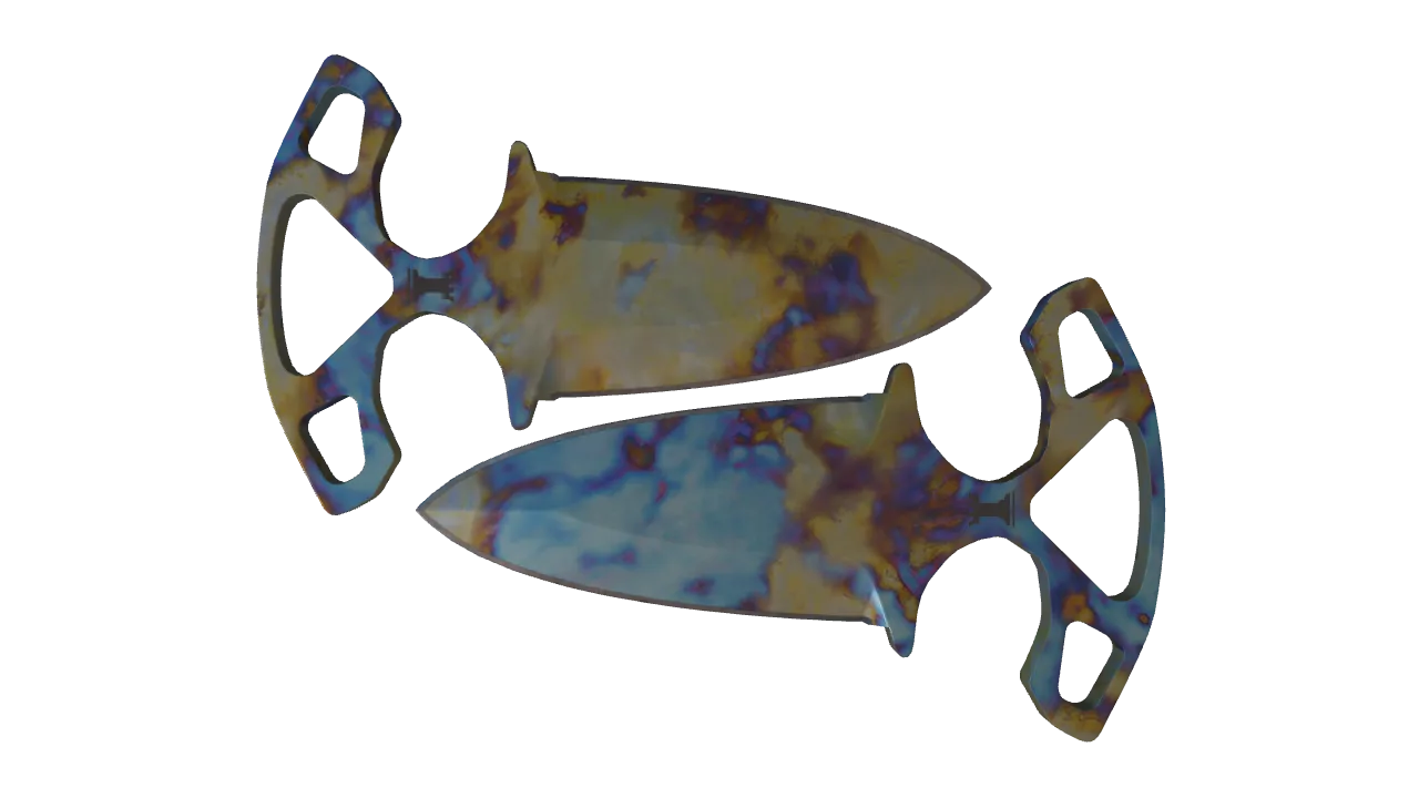 Shadow Daggers | Case Hardened seed #97, front