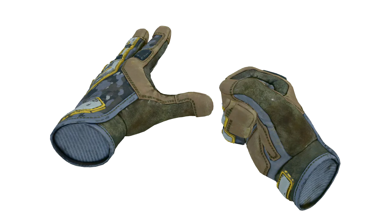 ★ Specialist Gloves | Lt. Commander (Battle-Scarred) — Dust II light, front