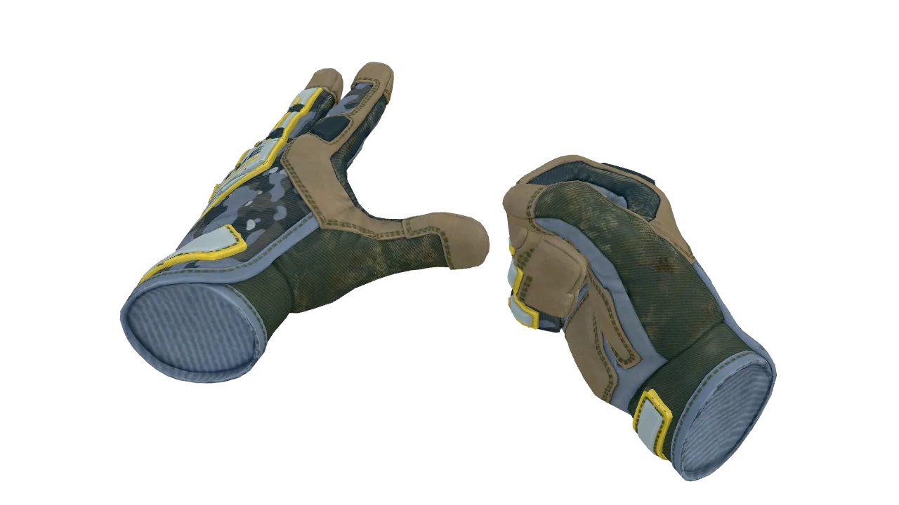 ★ Specialist Gloves | Lt. Commander (Field-Tested) — Dust II light, front