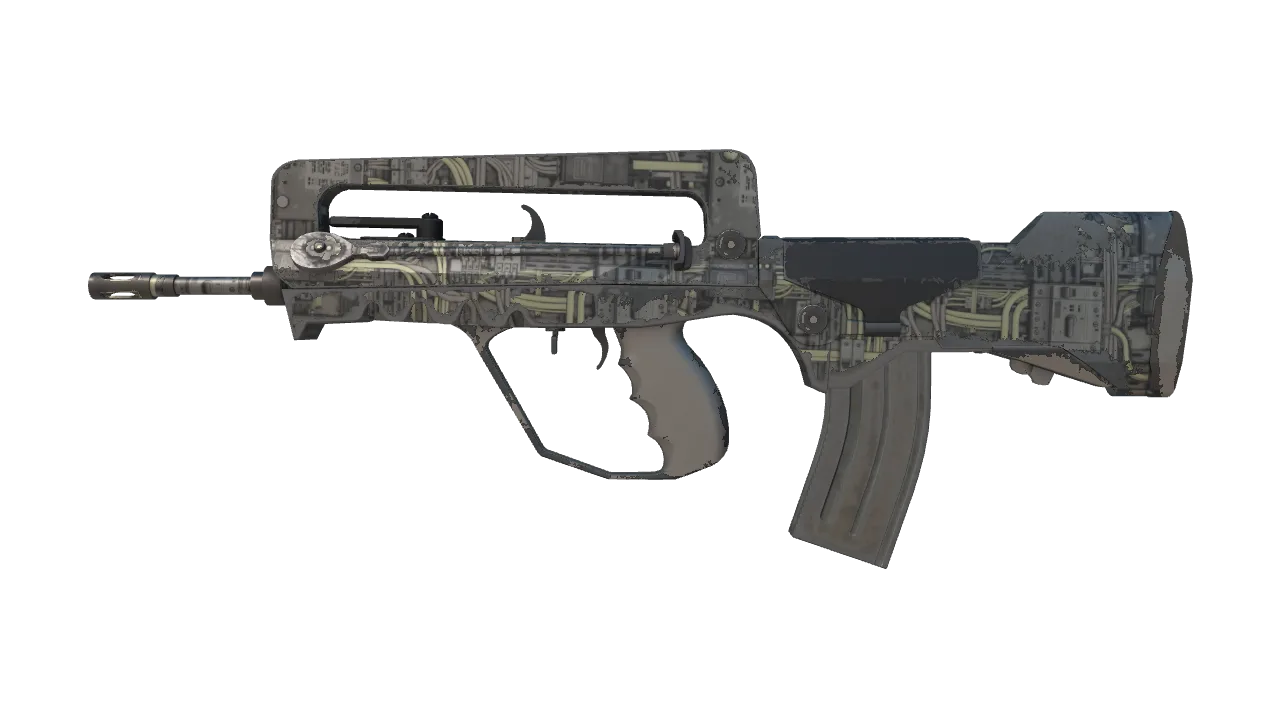 FAMAS | Faulty Wiring (Field-Tested) — Dust II light, front