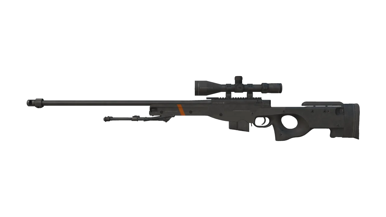 AWP | Black Box (Field-Tested) — Dust II light, front