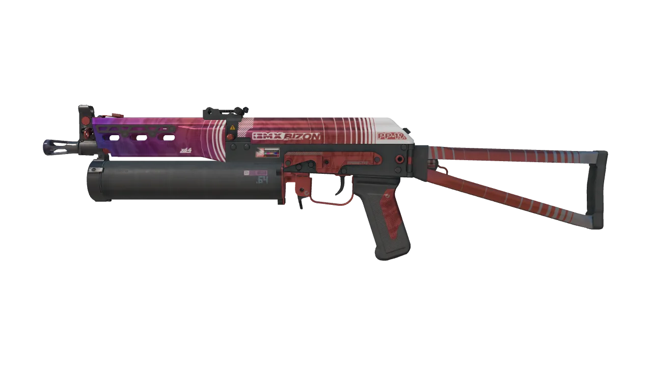 PP-Bizon | RMX (Factory New) — Dust II light, front