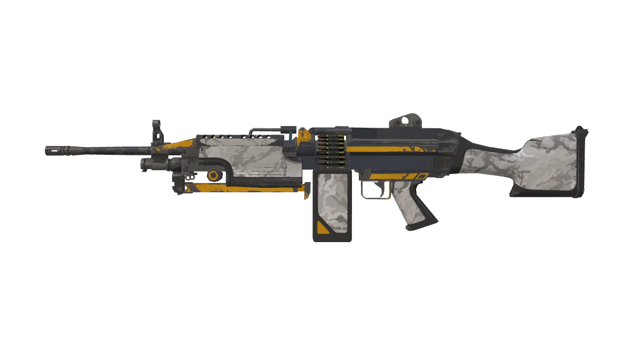 Souvenir M249 | Spectre (Field-Tested) — Dust II light, front