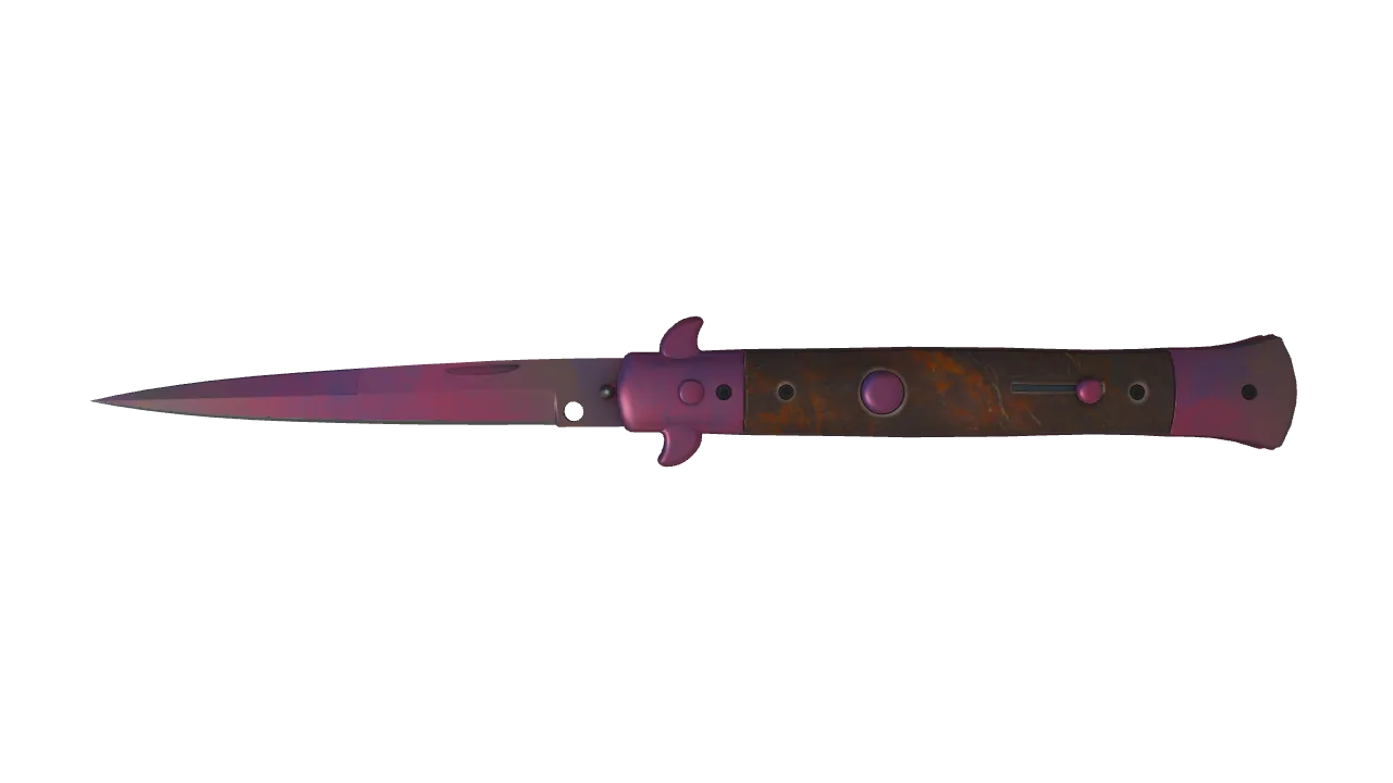 ★ Stiletto Knife | Doppler (Phase 2) (Factory New) — Dust II light, front