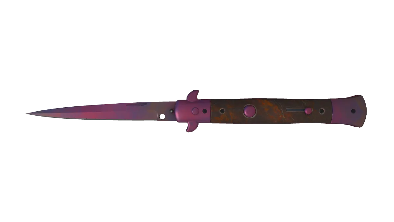 Stiletto Knife | Doppler (Phase 2) seed #113, front