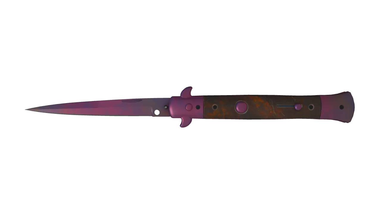 Stiletto Knife | Doppler (Phase 2) seed #116, front