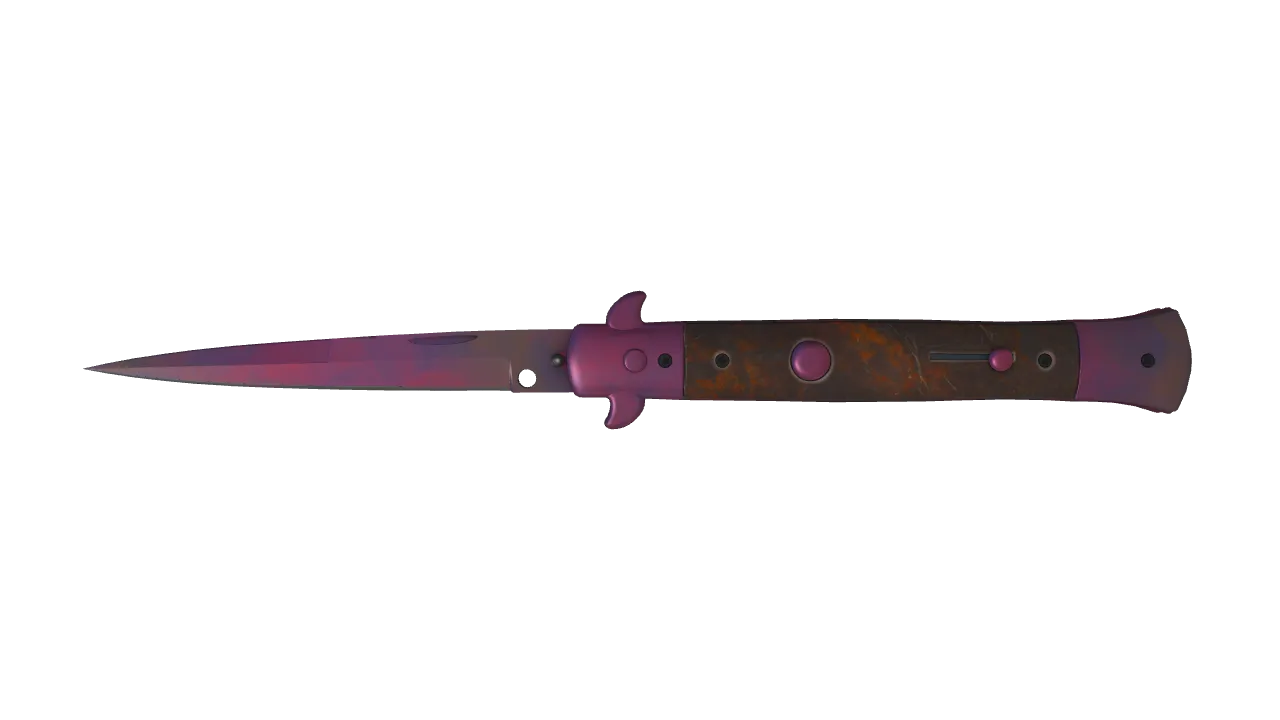 Stiletto Knife | Doppler (Phase 2) seed #20, front