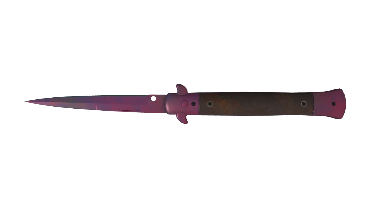 Stiletto Knife | Doppler (Phase 2) seed #325, back