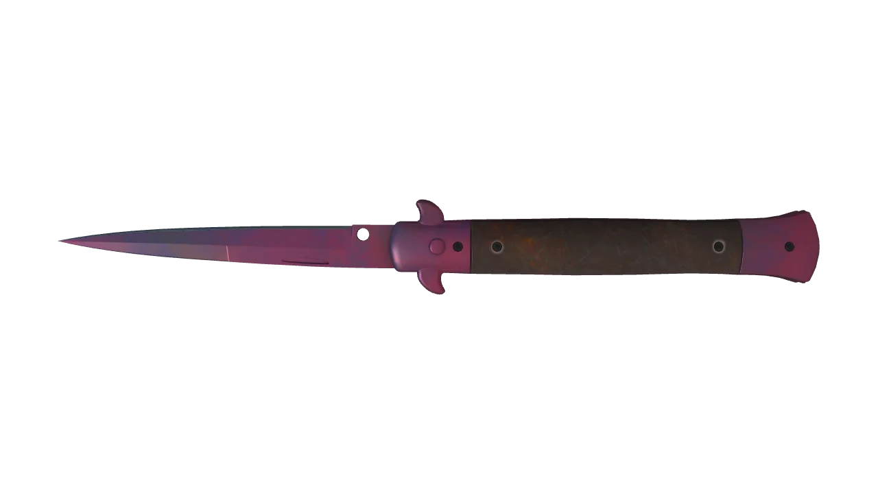Stiletto Knife | Doppler (Phase 2) seed #360, back