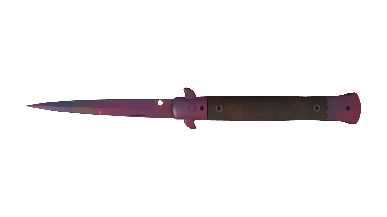 Stiletto Knife | Doppler (Phase 2) seed #464, back