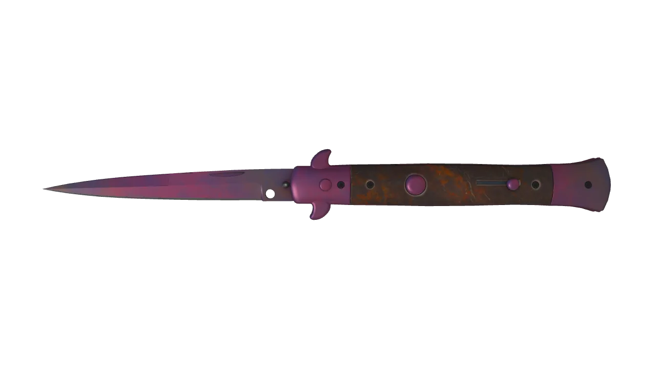 Stiletto Knife | Doppler (Phase 2) seed #464, front