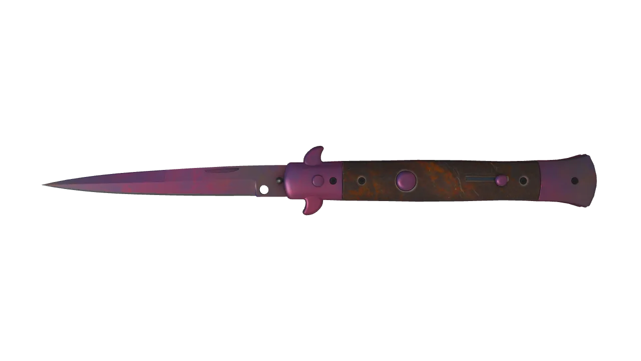 Stiletto Knife | Doppler (Phase 2) seed #59, front