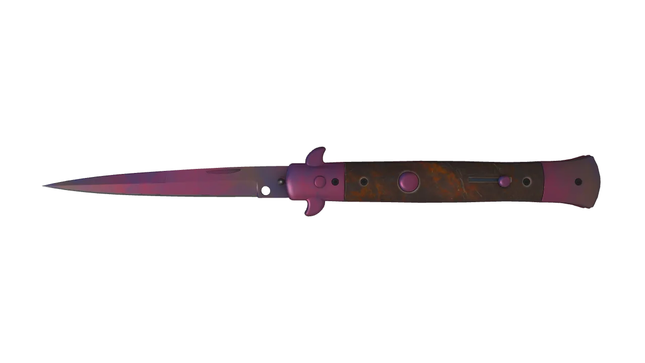 Stiletto Knife | Doppler (Phase 2) seed #616, front