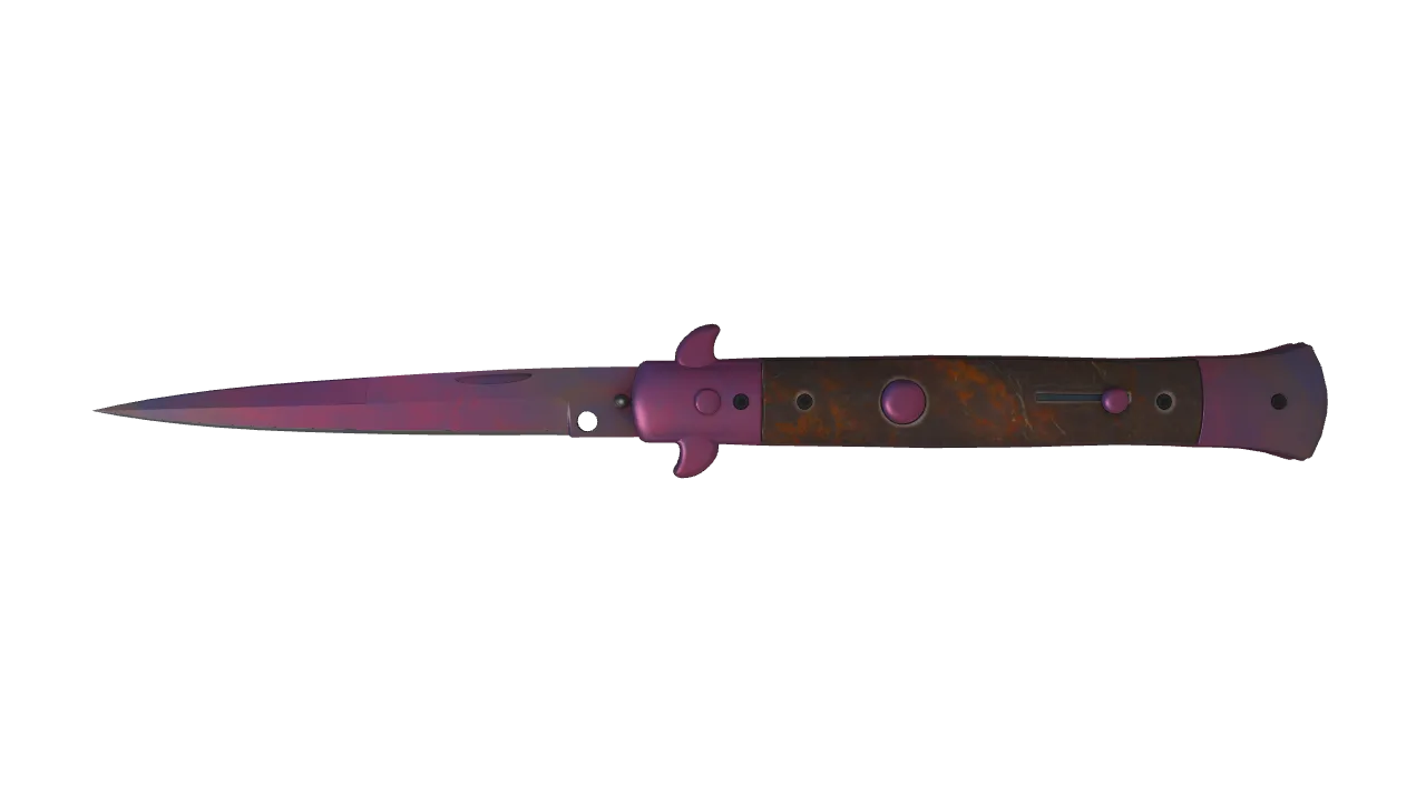 Stiletto Knife | Doppler (Phase 2) seed #659, front