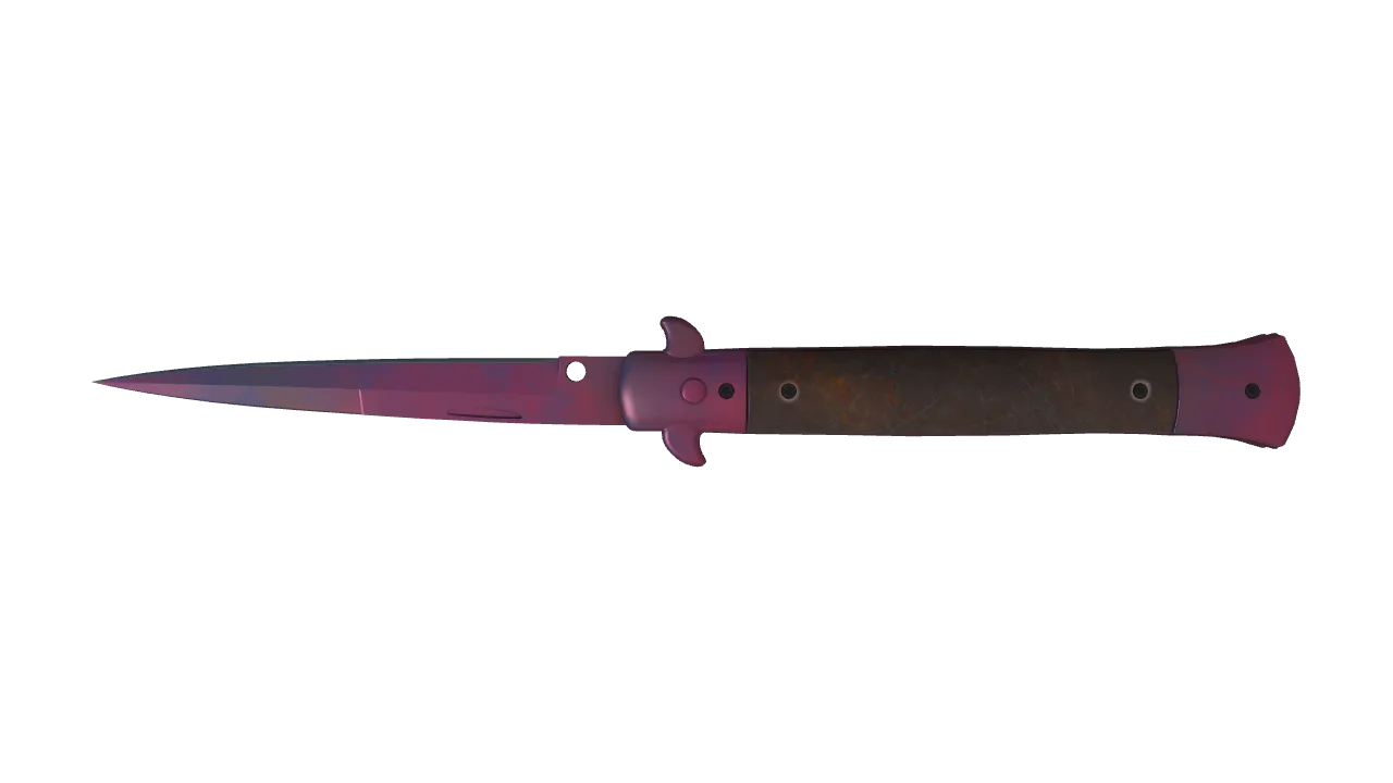 Stiletto Knife | Doppler (Phase 2) seed #680, back