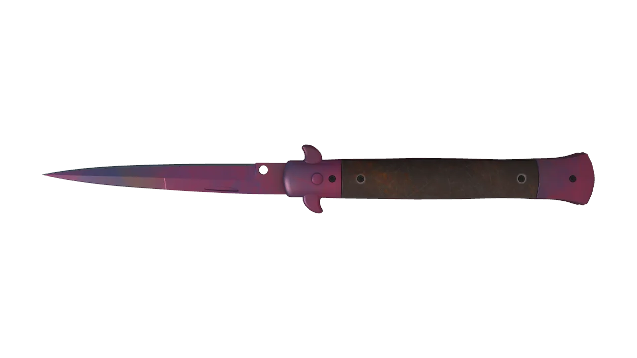 Stiletto Knife | Doppler (Phase 2) seed #7, back