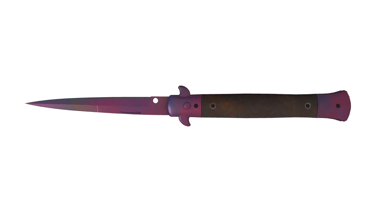 Stiletto Knife | Doppler (Phase 2) seed #750, back