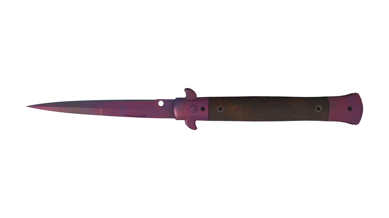 Stiletto Knife | Doppler (Phase 2) seed #857, back