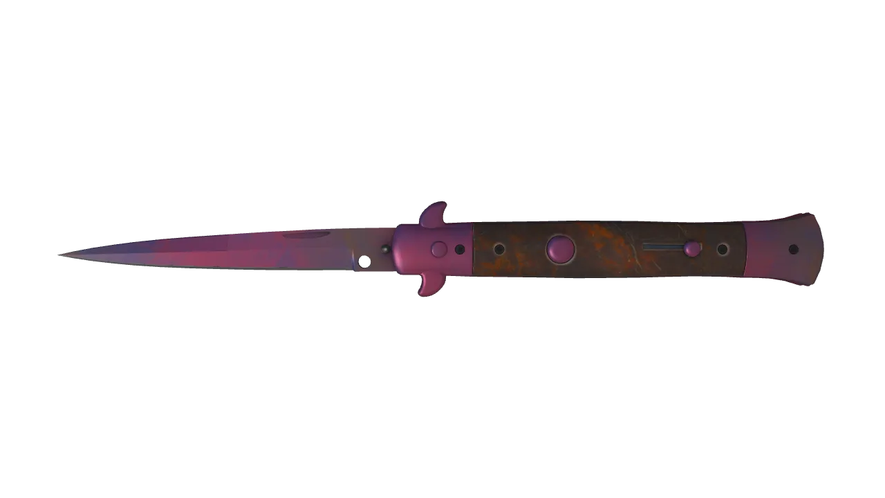 Stiletto Knife | Doppler (Phase 2) seed #861, front