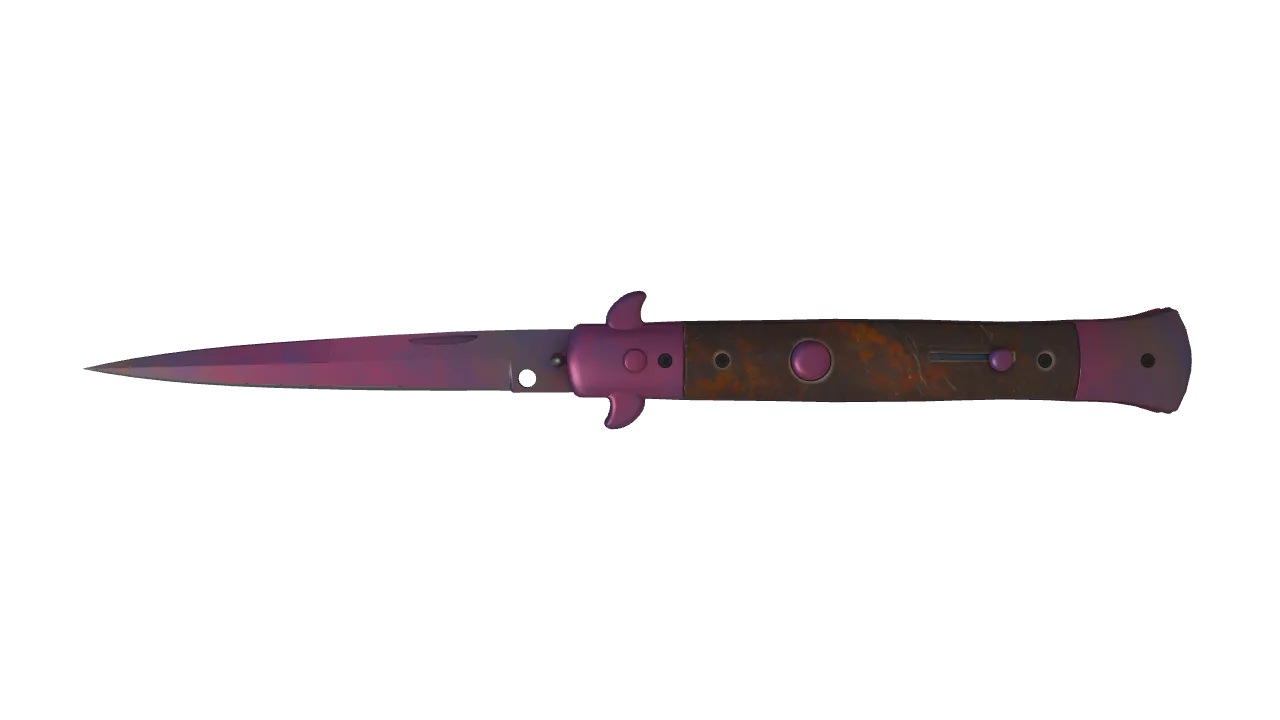 Stiletto Knife | Doppler (Phase 2) seed #969, front