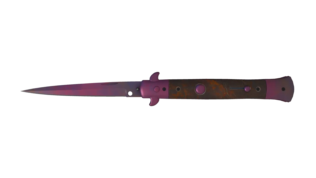 Stiletto Knife | Doppler (Phase 2) seed #992, front