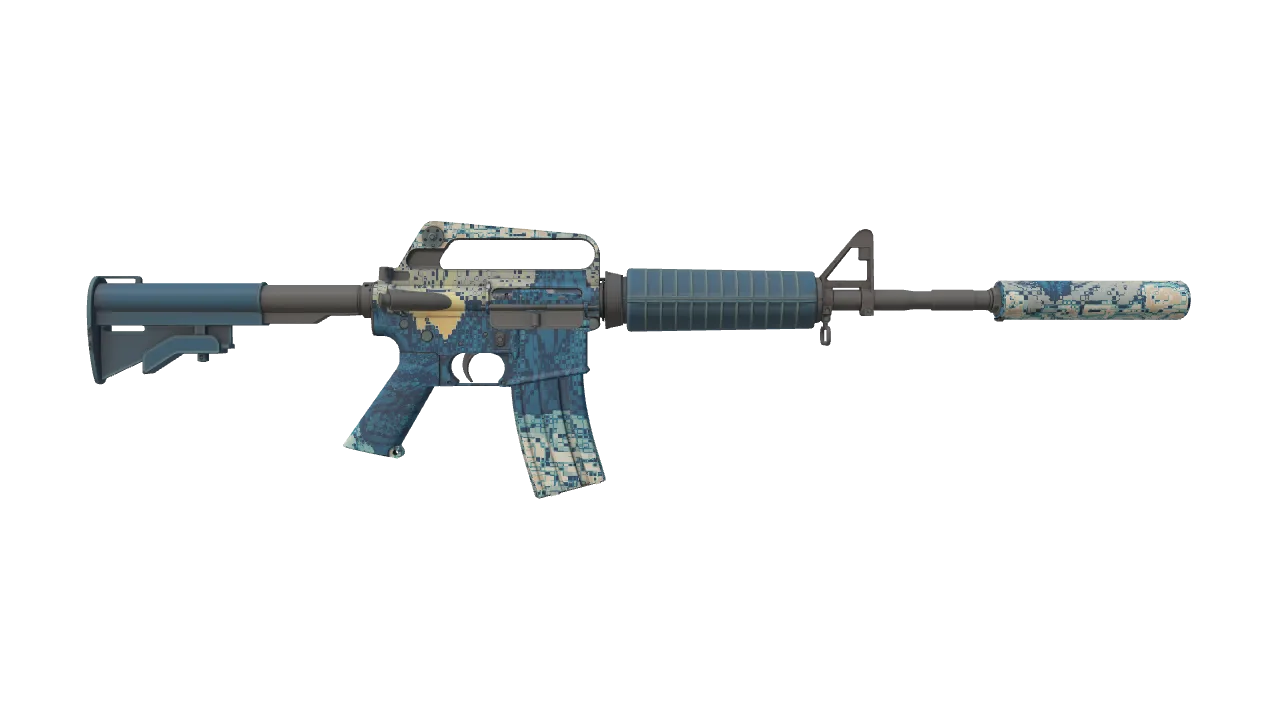 M4A1-S | Solitude seed #0, back