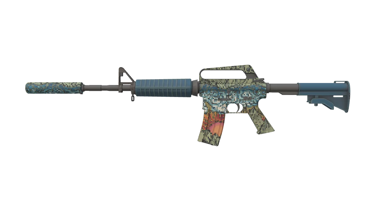 M4A1-S | Solitude seed #10, front