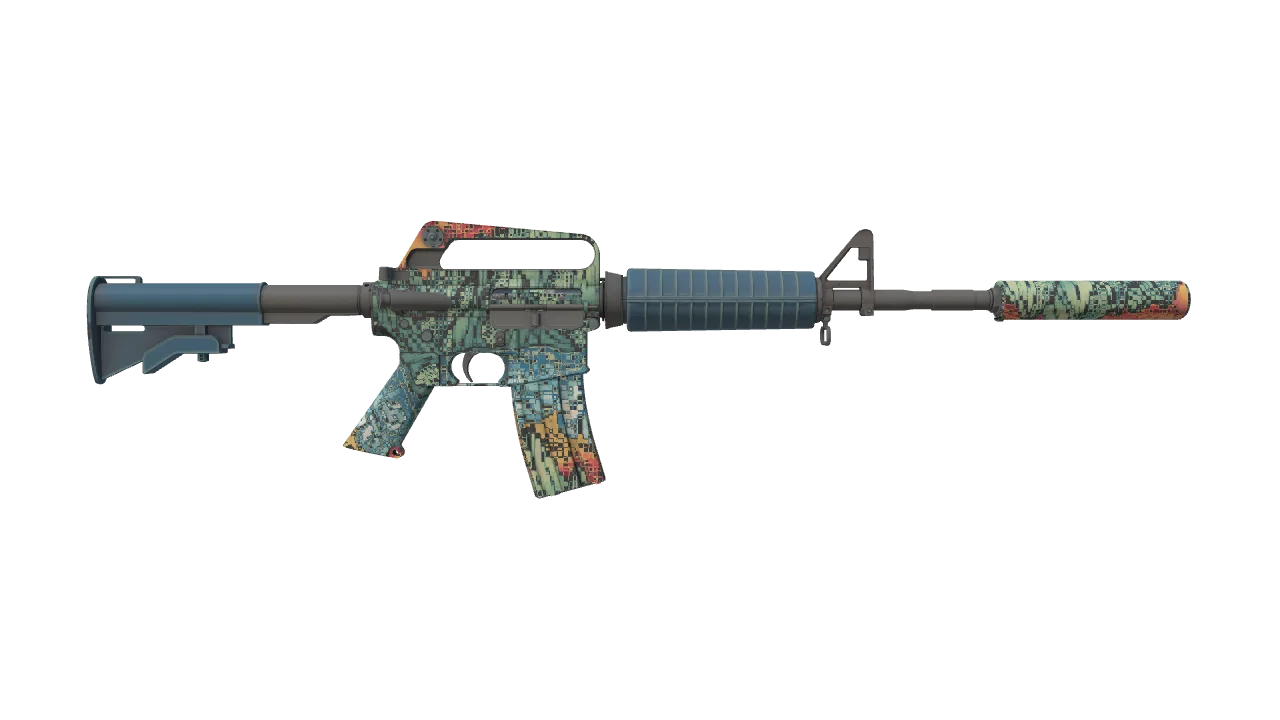 M4A1-S | Solitude seed #101, back