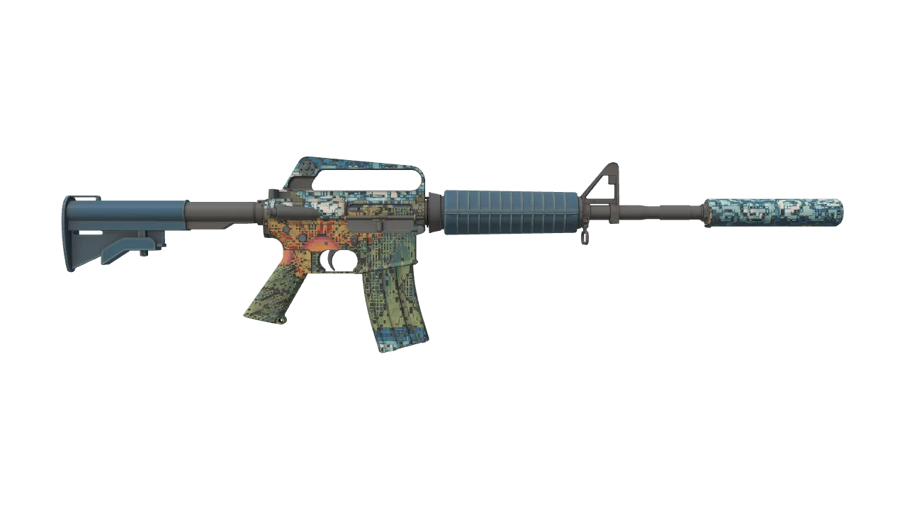 M4A1-S | Solitude seed #103, back