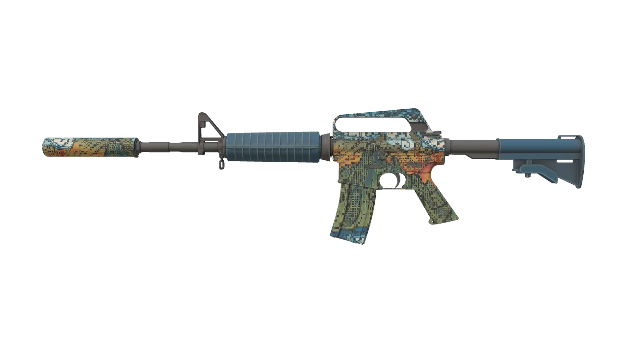 M4A1-S | Solitude seed #103, front